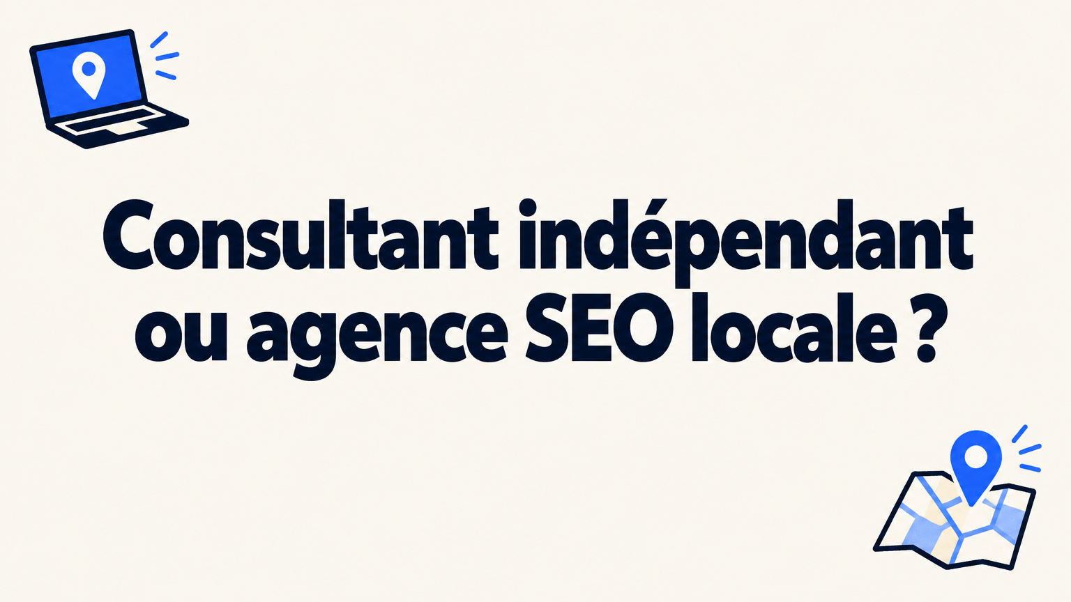Consultant SEO local indépendant ou agence : le bon choix